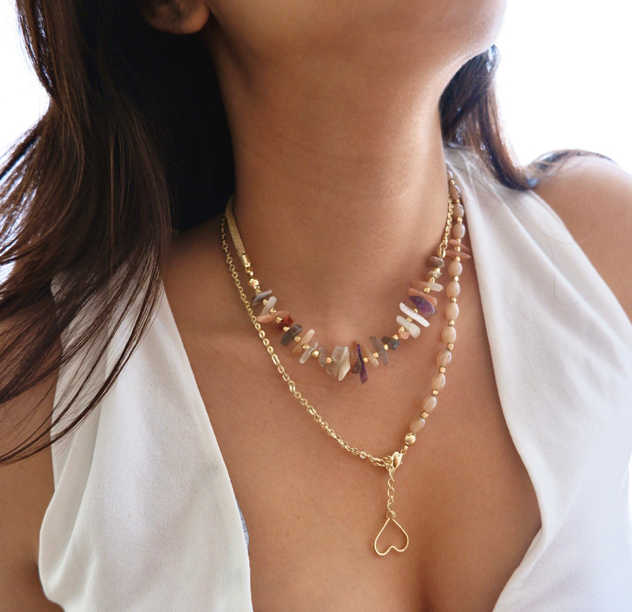 Global Wrap Bracelet- Peachy Naturale