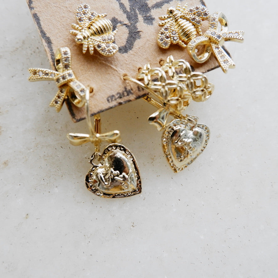 Let me Charm you - Set of 4 Ear stack