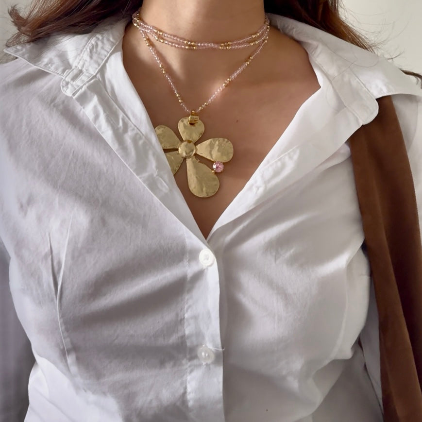 Flora Glow - rope necklace