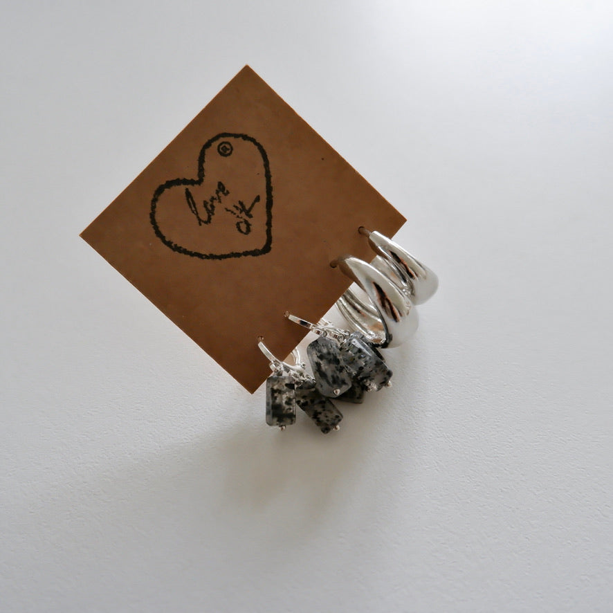 Stone Cold Earring - Set of 2