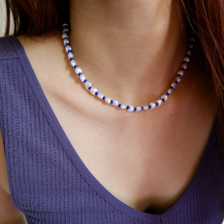Heart Pearl Necklace