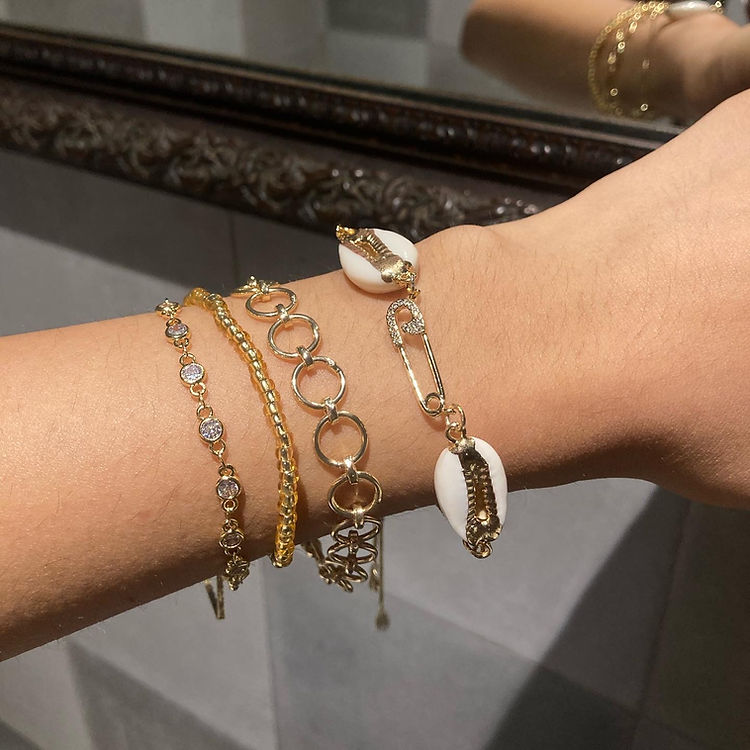 Studded Heart Bracelet