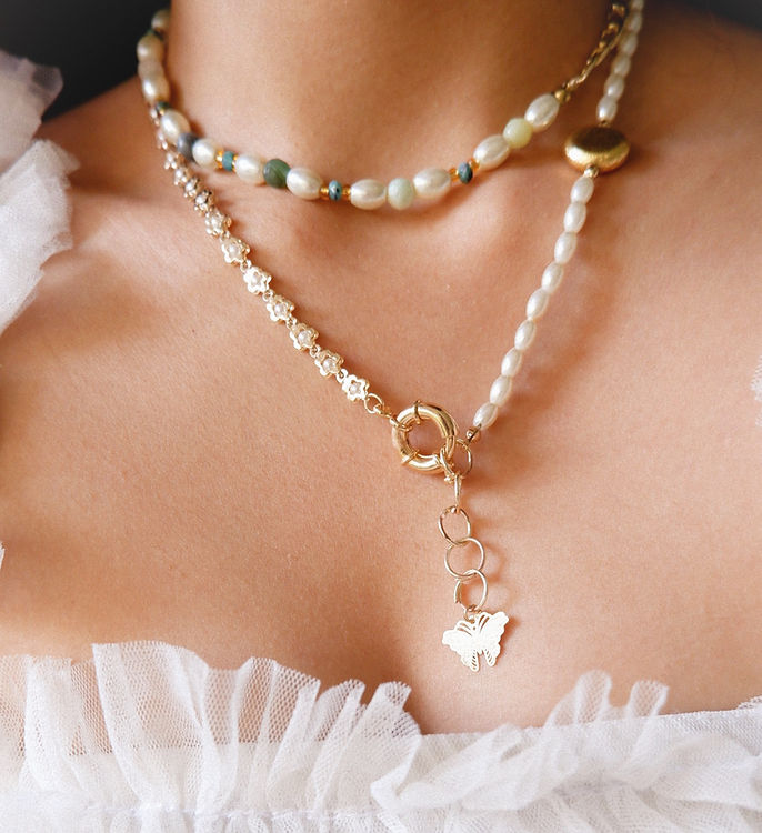 GWB - Beige Bracelet stack