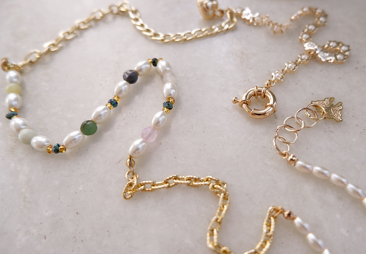 GWB - Beige Bracelet stack