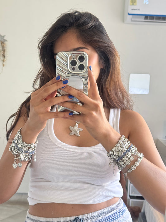 Ice Drip Bracelet- Blue & Pink