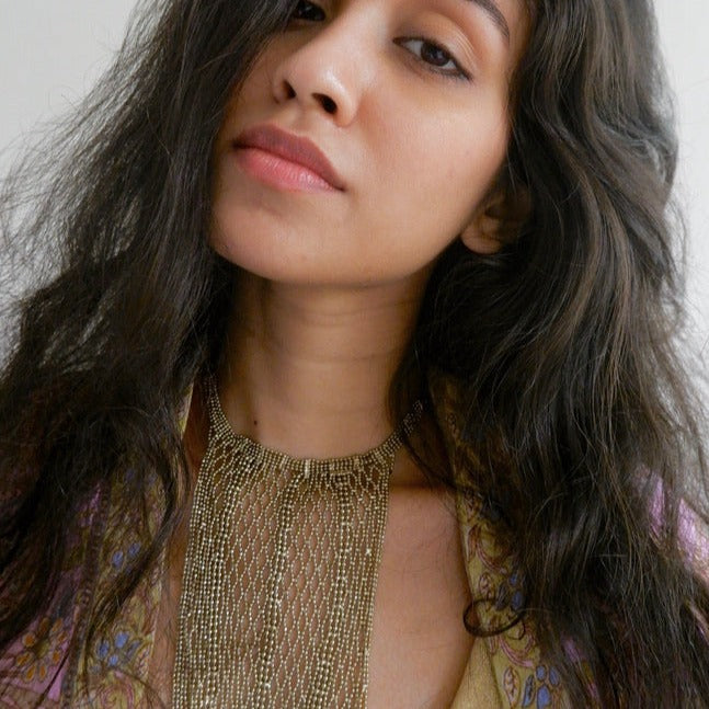 Mother Mesh Scarf Necklace