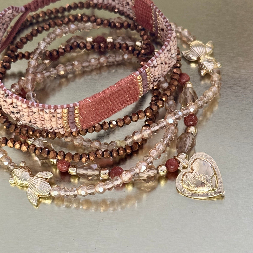 Masala Chai- Bracelet Stack