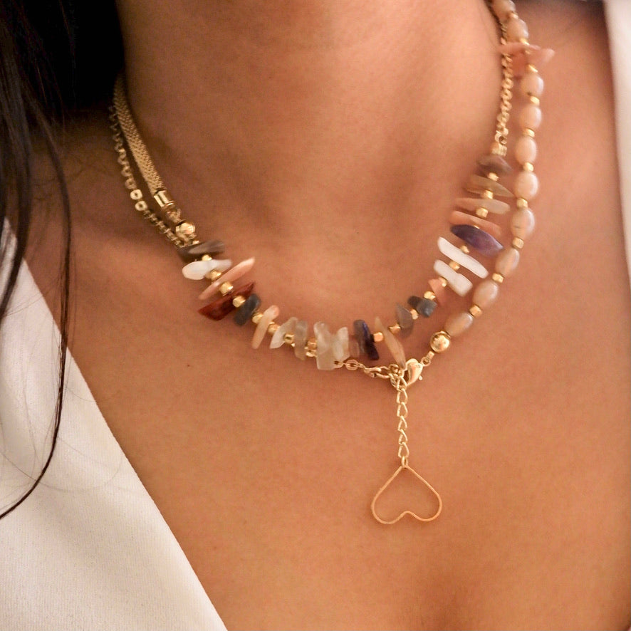 Global Wrap Bracelet- Peachy Naturale