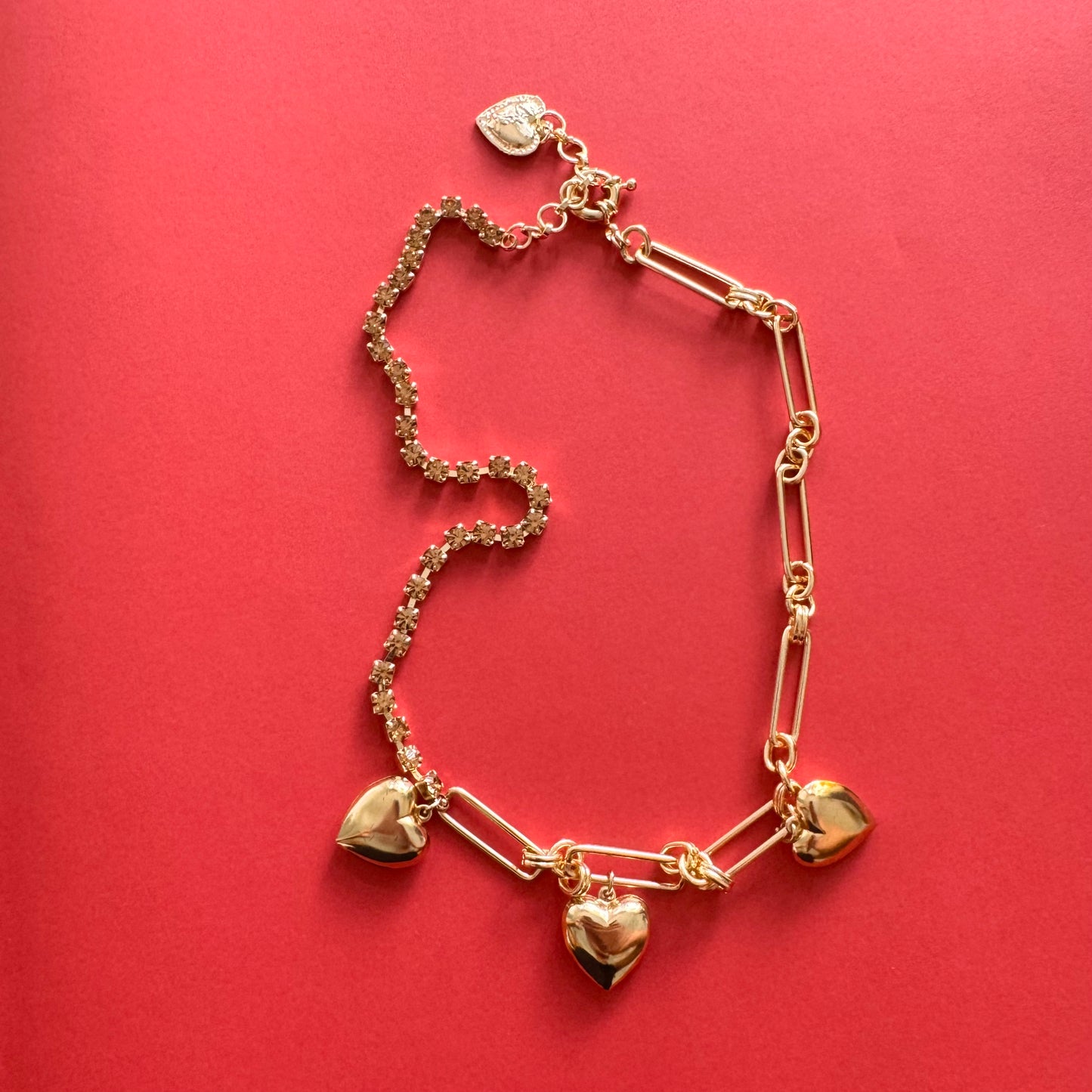 Golden Heartbeats Necklace