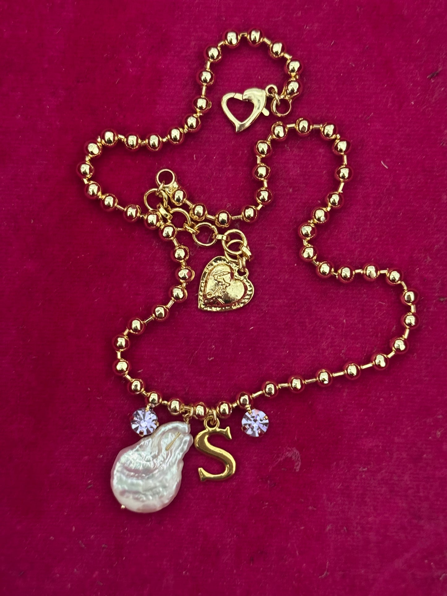 Initial Drop Necklace