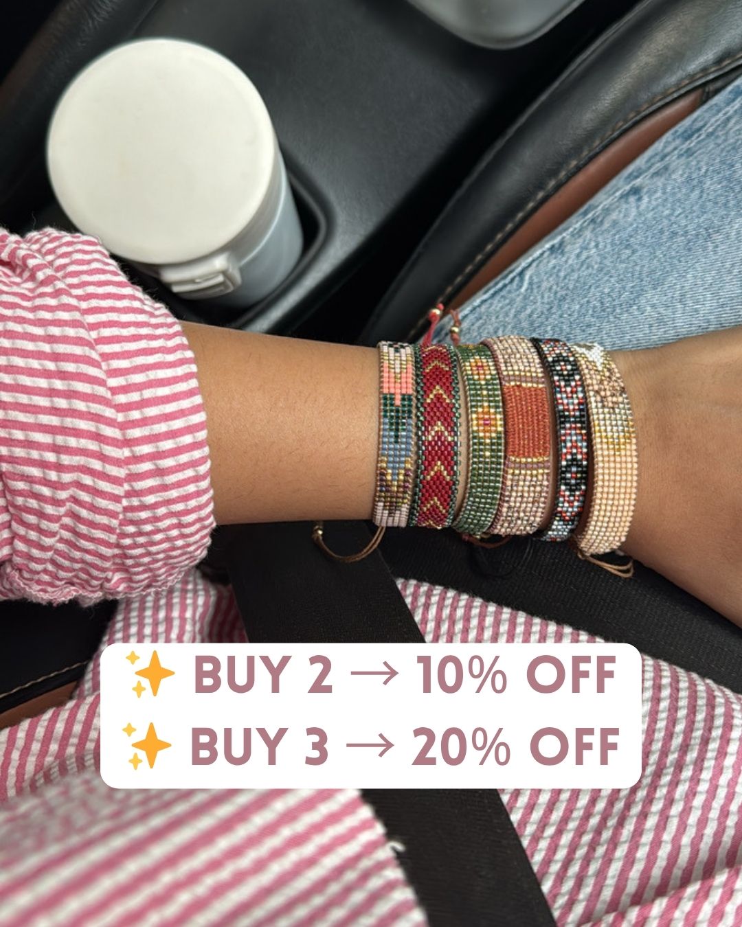 Red Raaz - Bracelet Stack