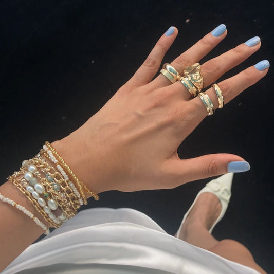 GWB - Beige Bracelet stack