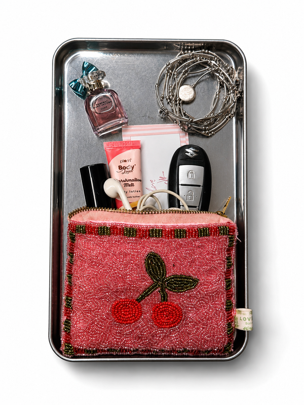 Hand-Beaded Treasure Pouch