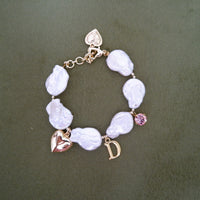 Pearl Charm Bracelet