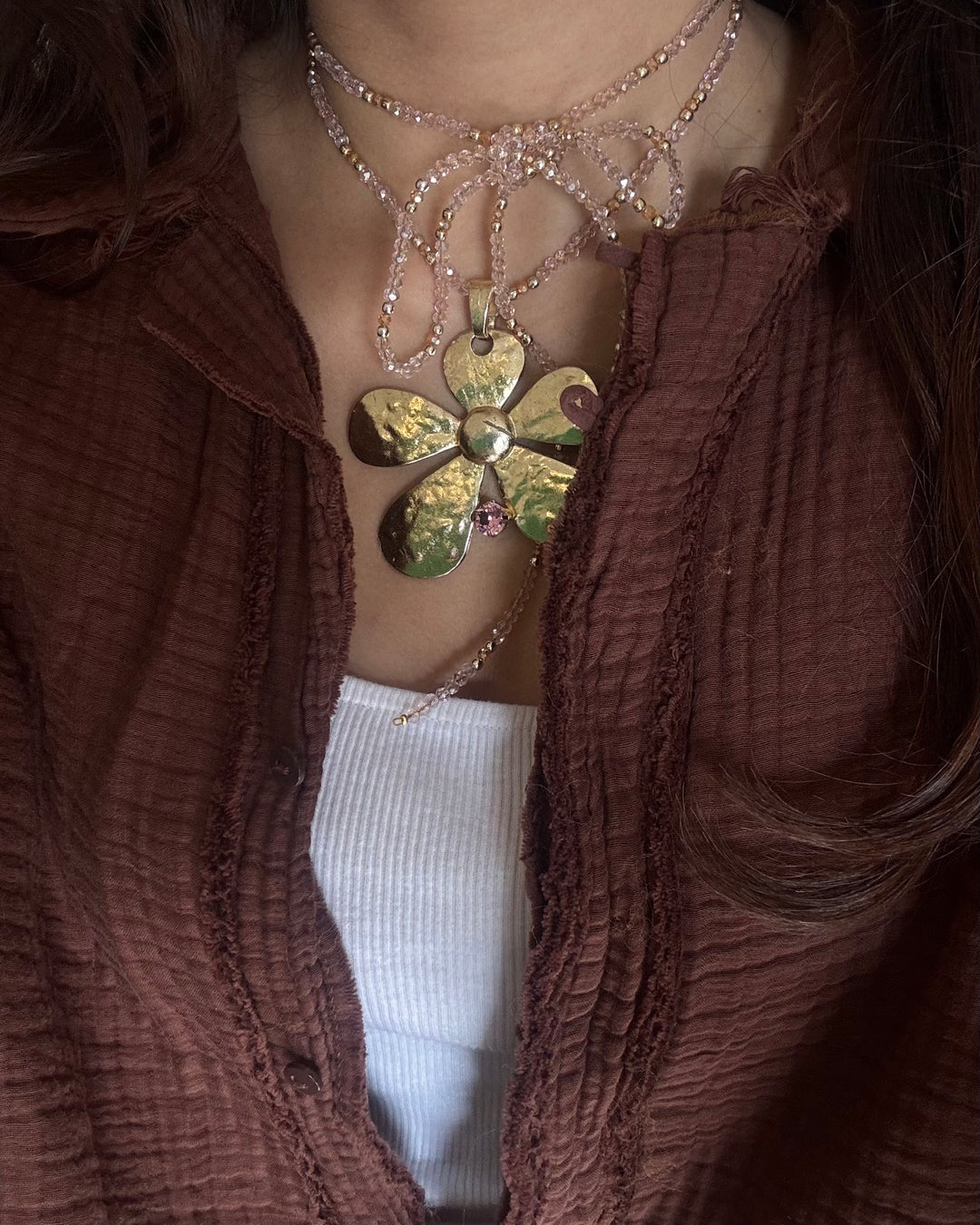Flora Glow - rope necklace