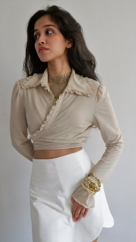 Mother Mesh Scarf Necklace