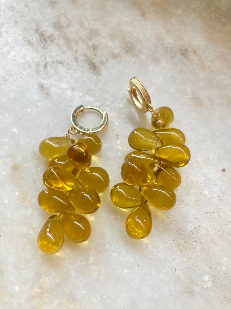 Honey drop earrings