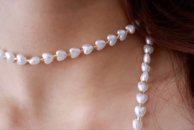 Pearl Hearts waist chain