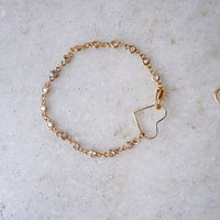 Studded Heart Bracelet