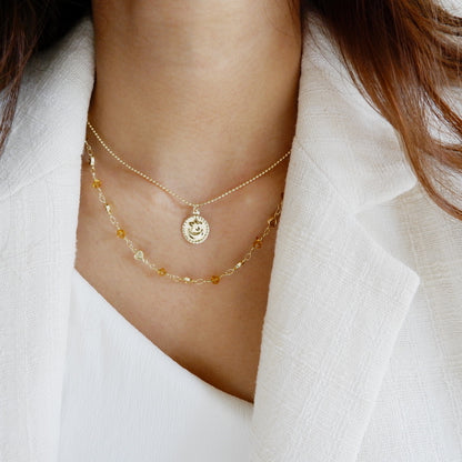 Golden Summer Necklace stack