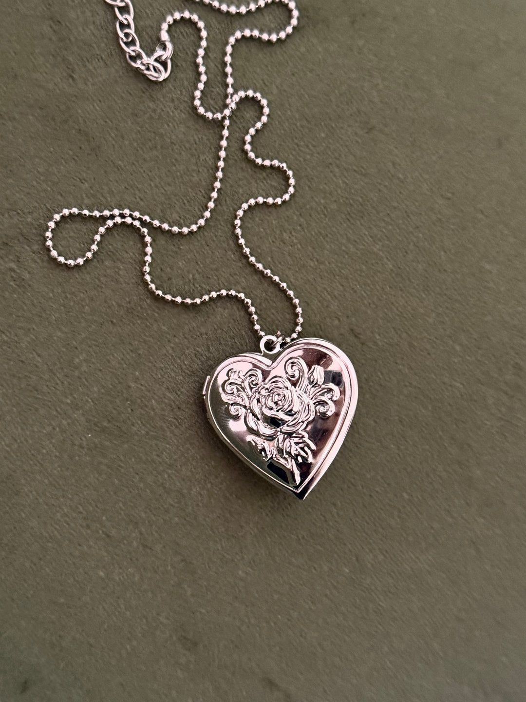 Silver Locket Necklace