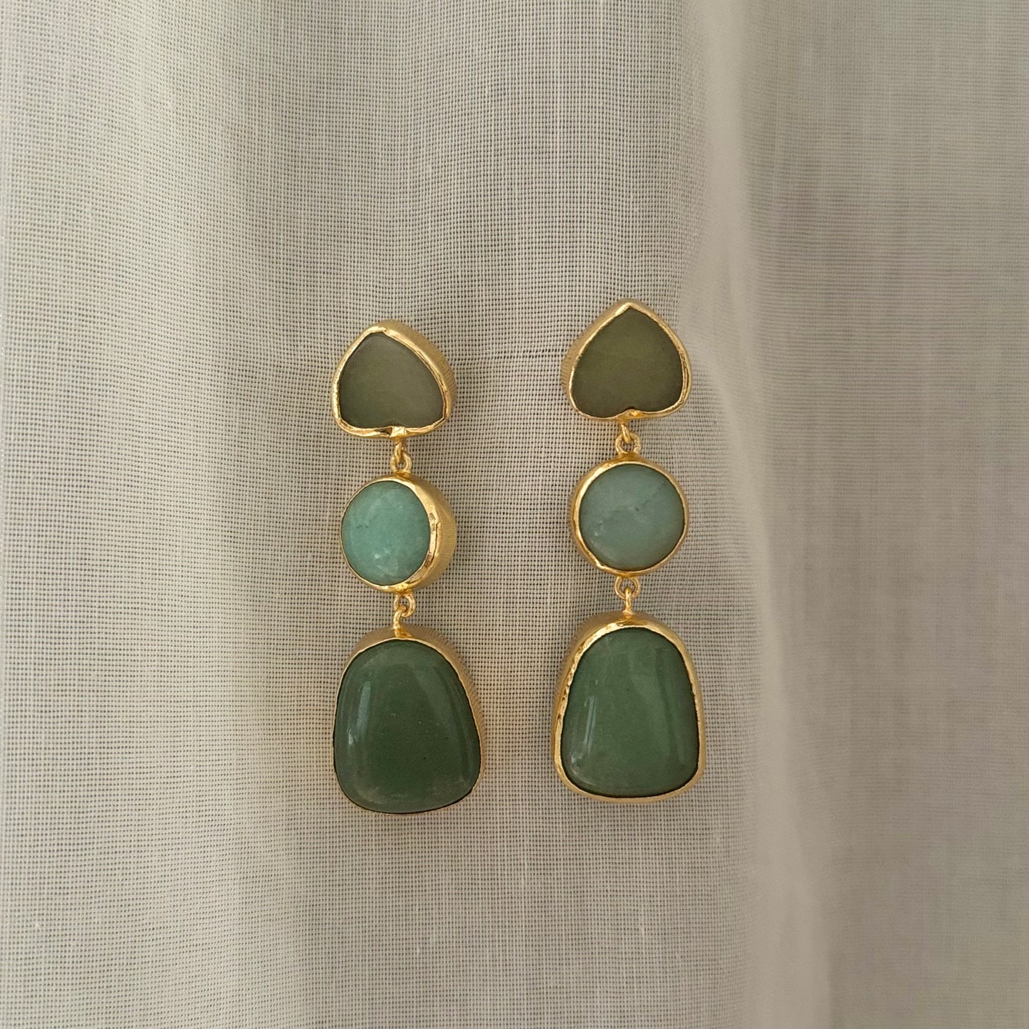 Green Aventurine Earring