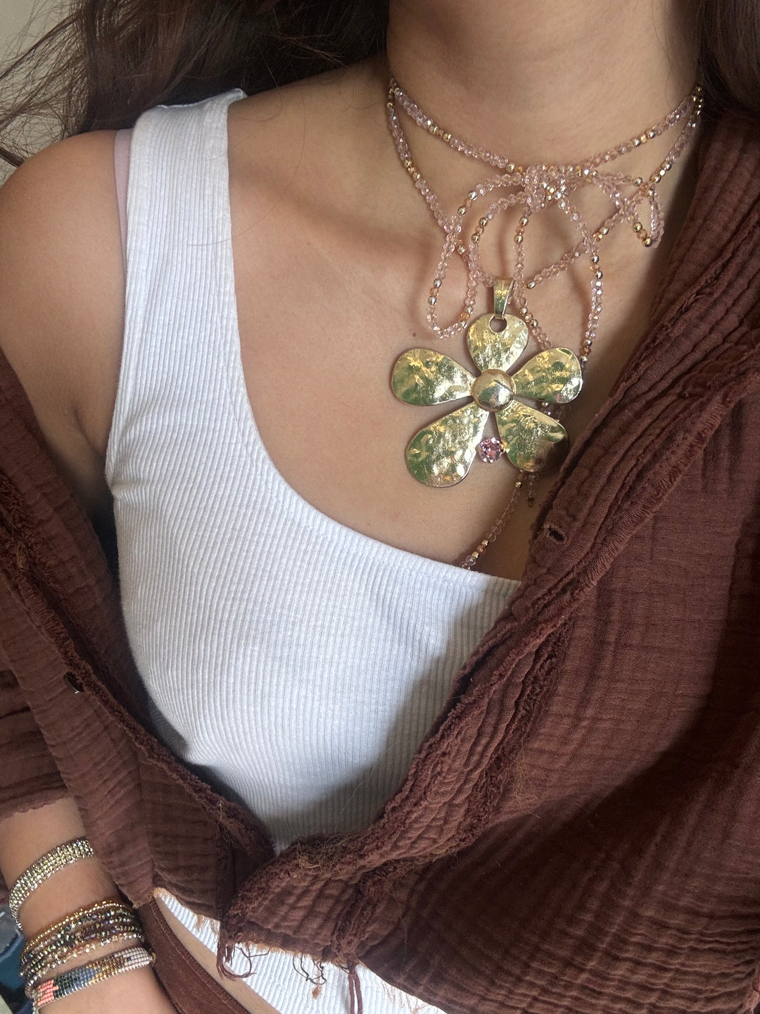 Flora Glow - rope necklace