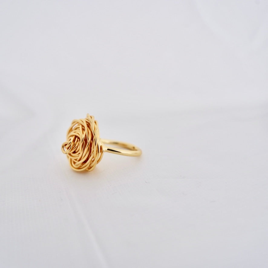 Twisted Rose Ring