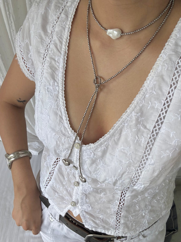 Silver Rope necklace
