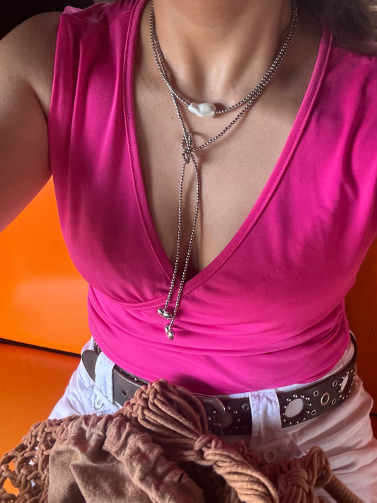 Silver Rope necklace