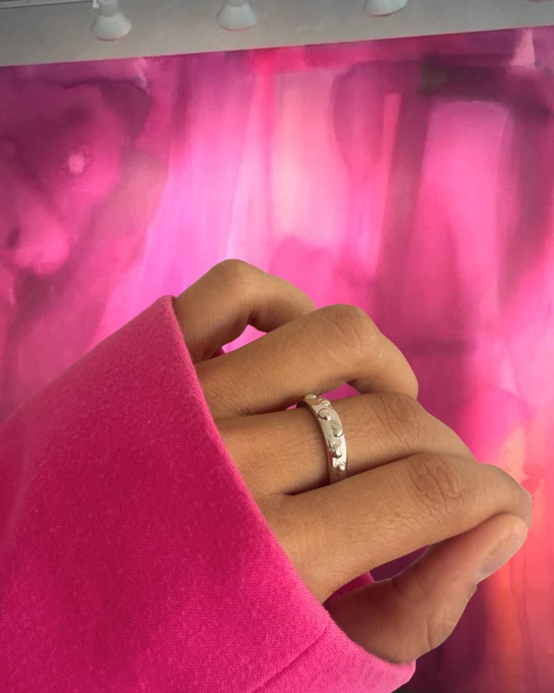Tiny Hearts Ring