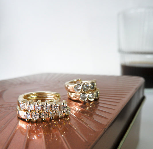 Diamond Earring Stack