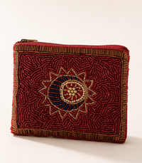 Hand-Beaded Treasure Pouch
