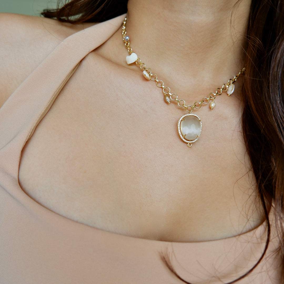 The royal neck - 3 Necklaces stack