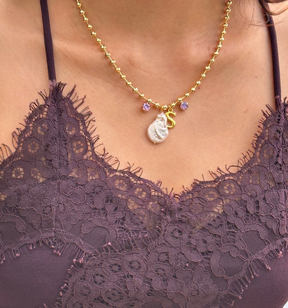 Initial Drop Necklace