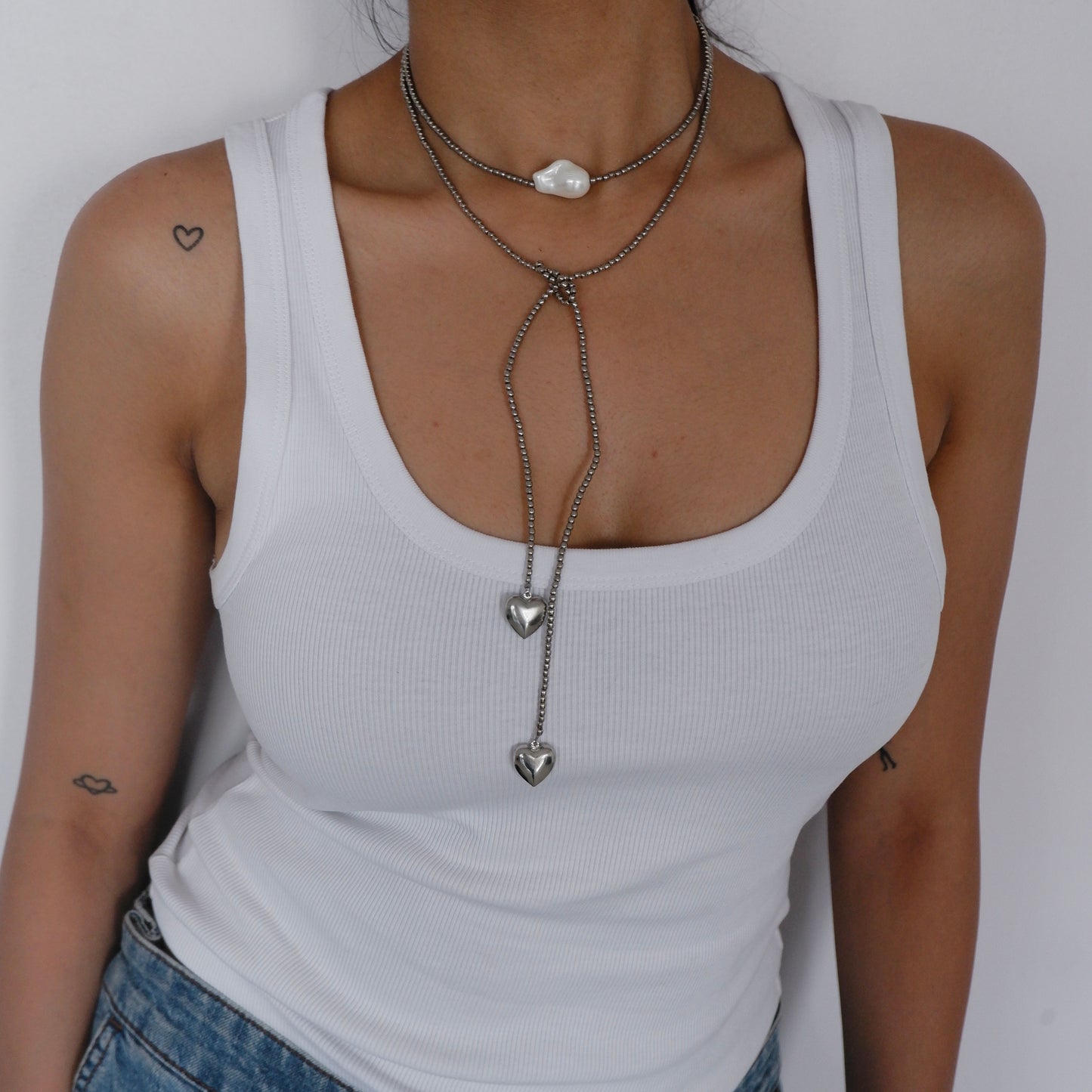 Silver Rope necklace