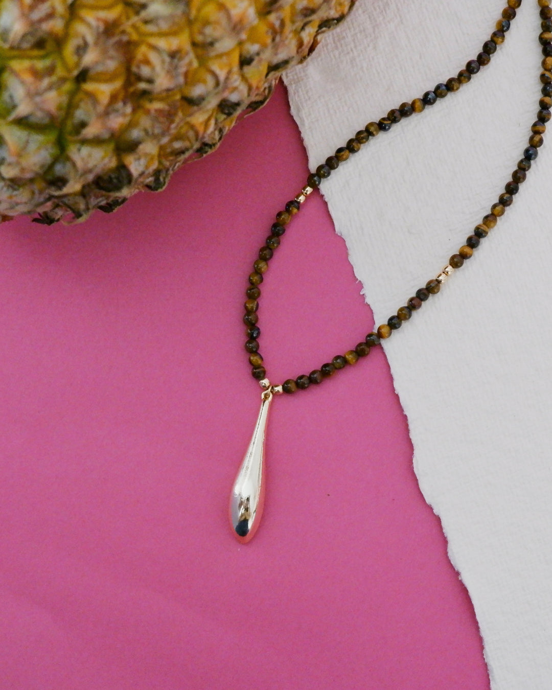 Caramel drop - Necklace