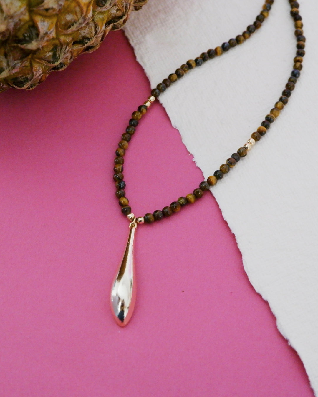 Caramel drop - Necklace