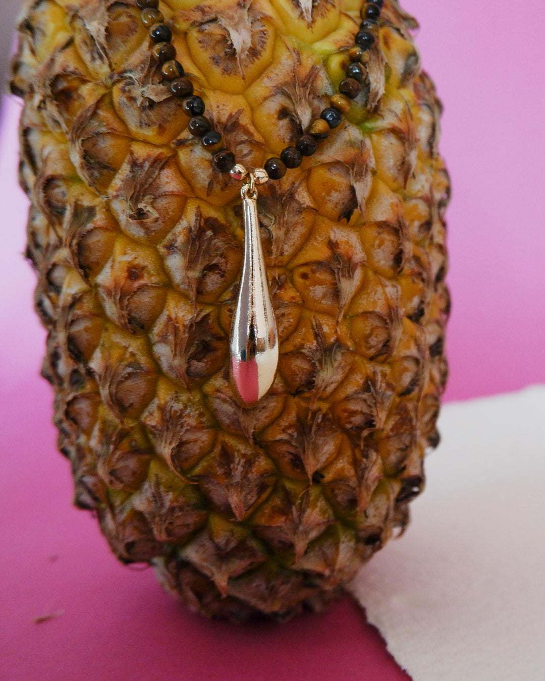 Caramel drop - Necklace
