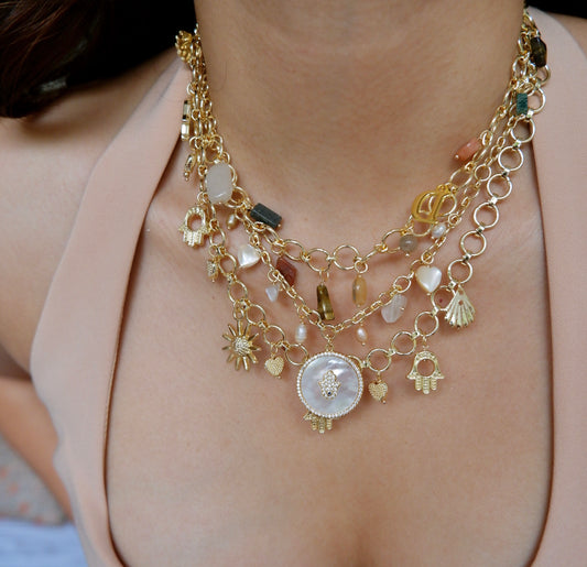 The royal neck - Charm necklace
