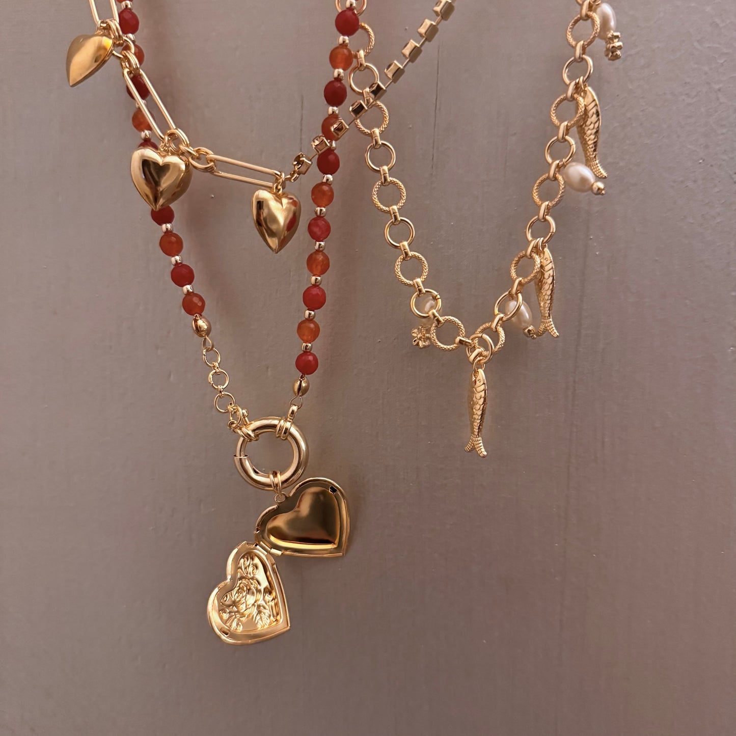 Ruby Lightning - Love Locket Necklace