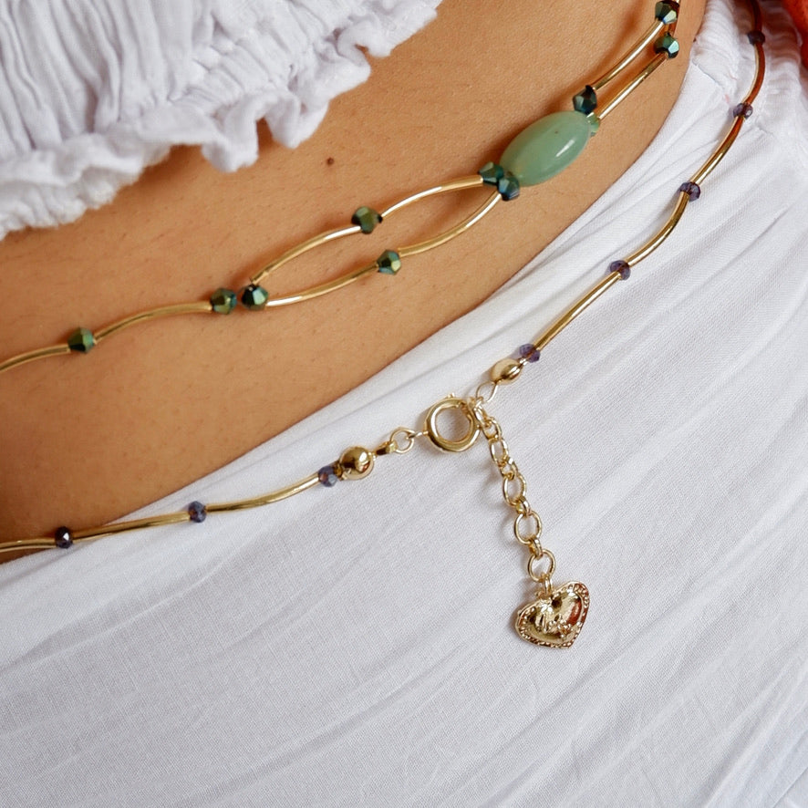 Soft Green - Harmony Waist Chain