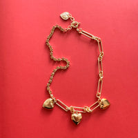 Golden Heartbeats Necklace