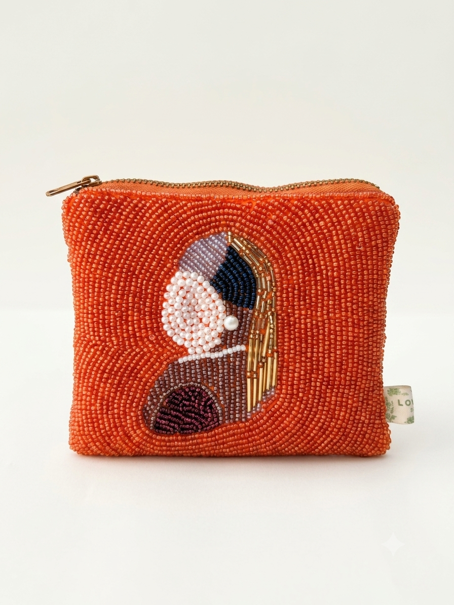 Hand-Beaded Treasure Pouch