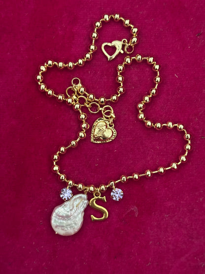 Initial Drop Necklace