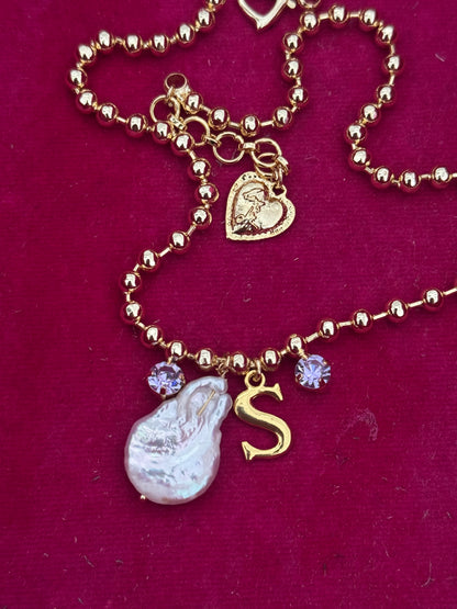 Initial Drop Necklace