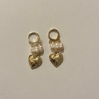 Pearl Drop Garden Hoops