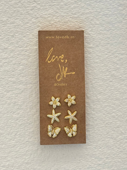 Mykonos Earring - Set of 3