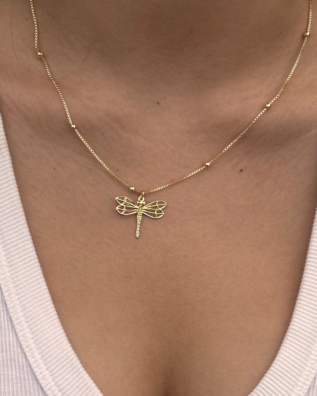 Dragonfly Charm Necklace