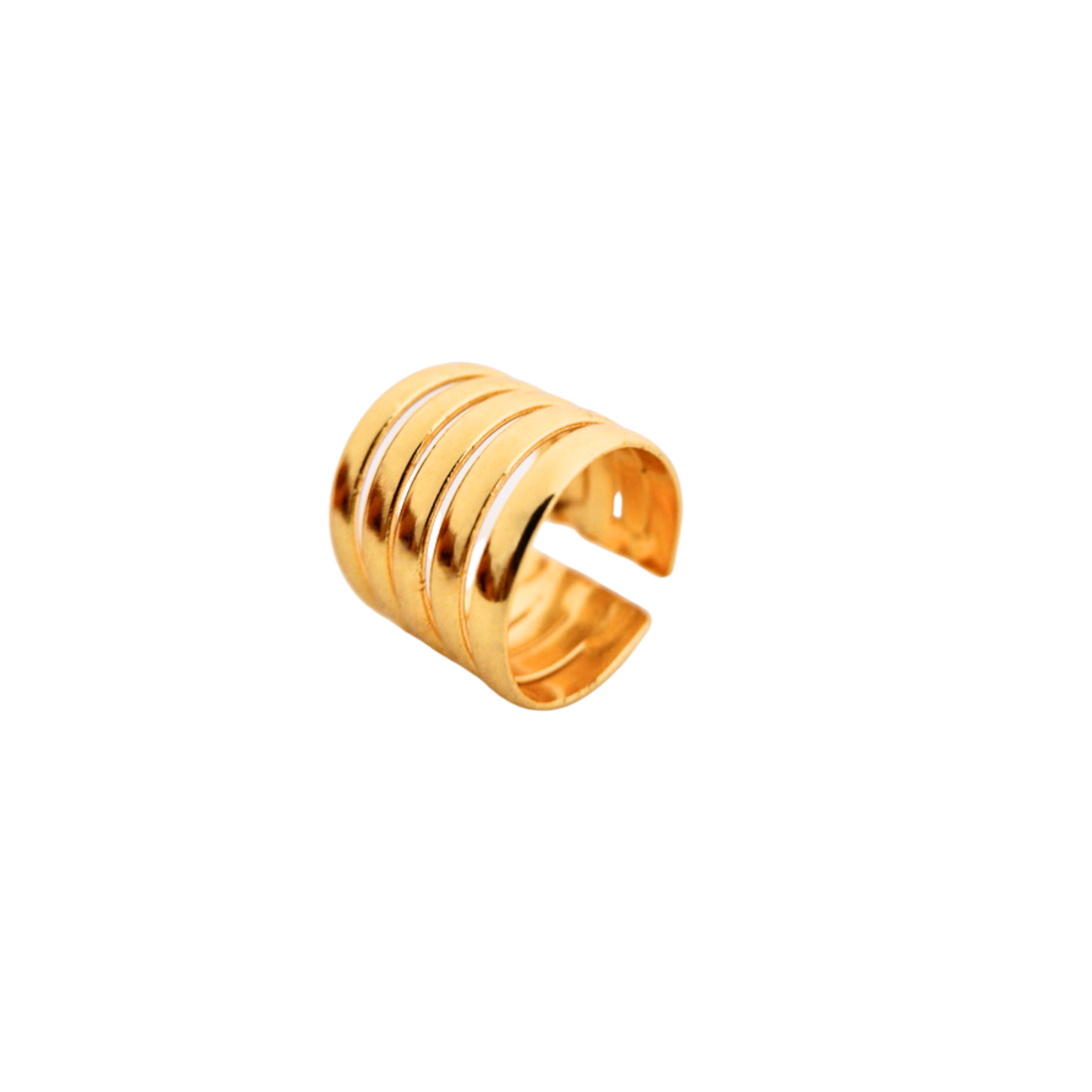 Stacked x5 Ring